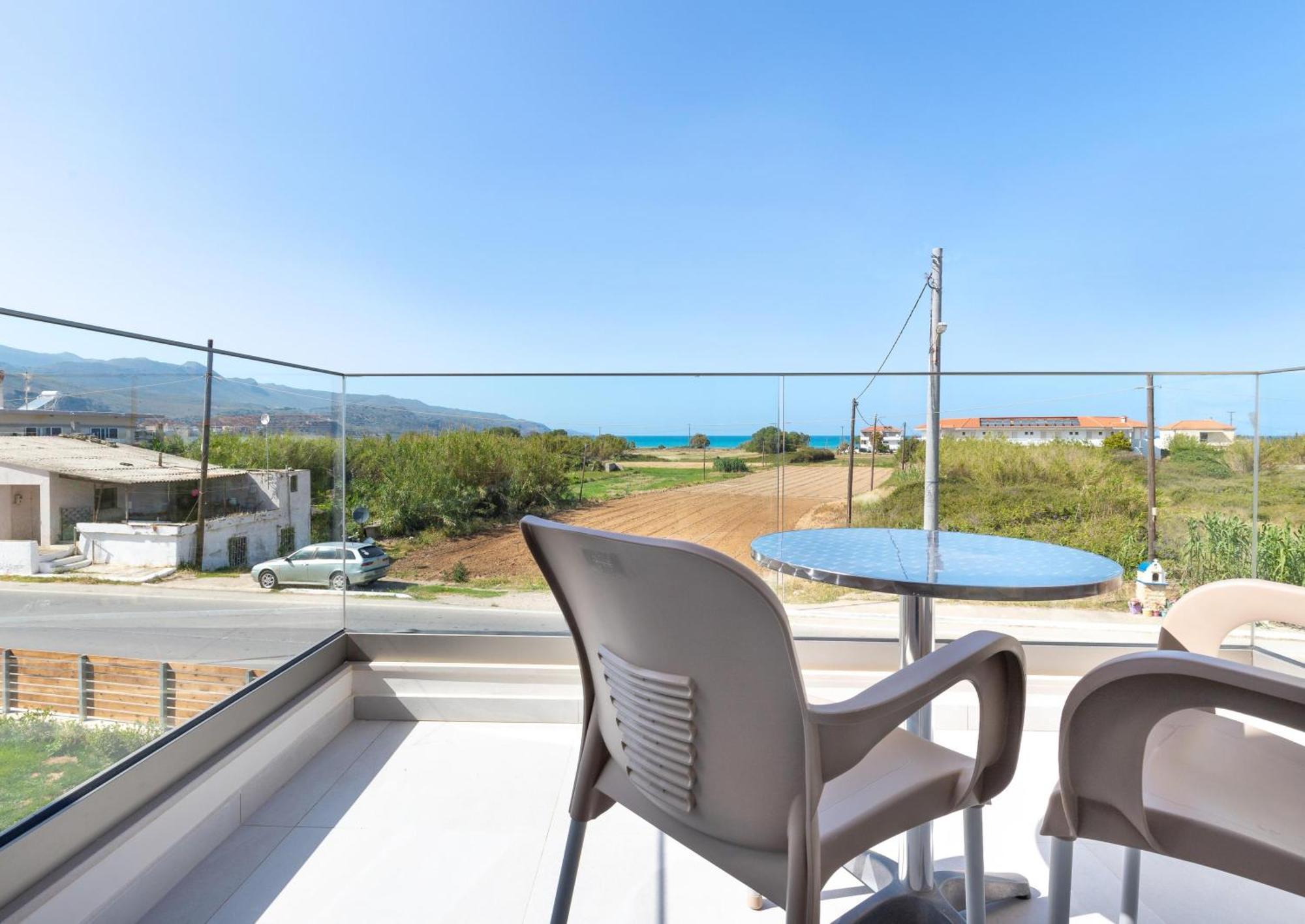 Achatis Apartments With Sea View Колимвари Екстериор снимка