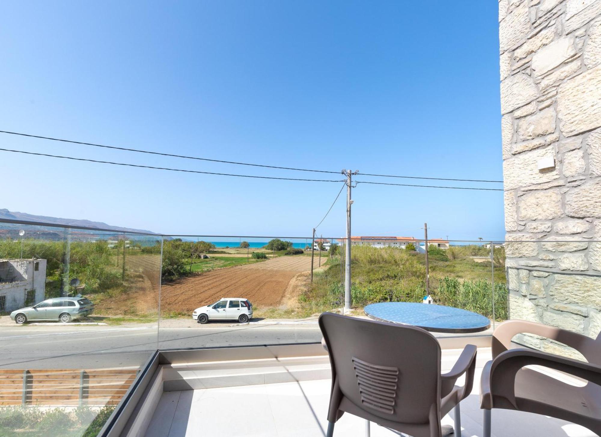 Achatis Apartments With Sea View Колимвари Екстериор снимка