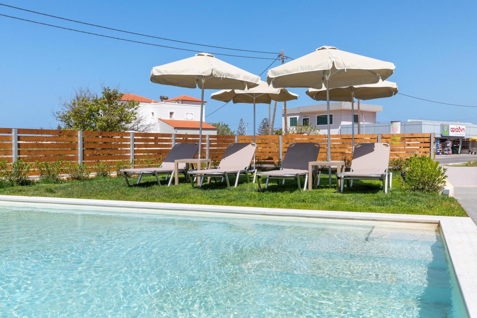 Achatis Apartments With Sea View Колимвари Екстериор снимка