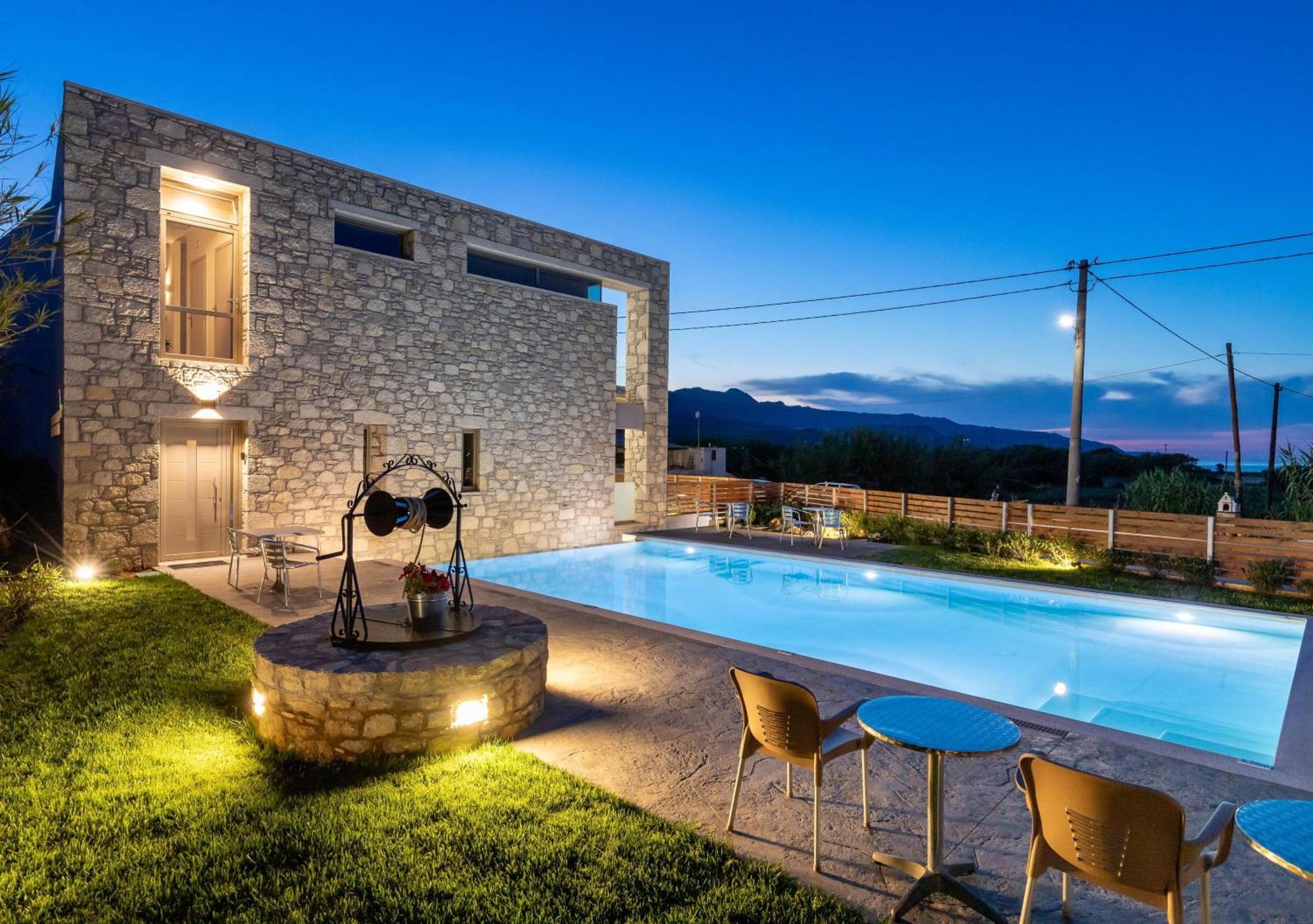Achatis Apartments With Sea View Колимвари Екстериор снимка